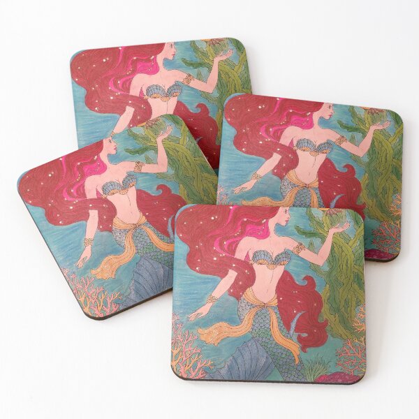 Item preview, Mermaid in Pen designed and sold by ShopLaPLANTA.