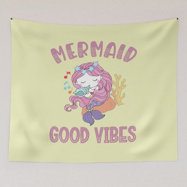 Item preview, Mermaid good vibes designed and sold by Kidzz.