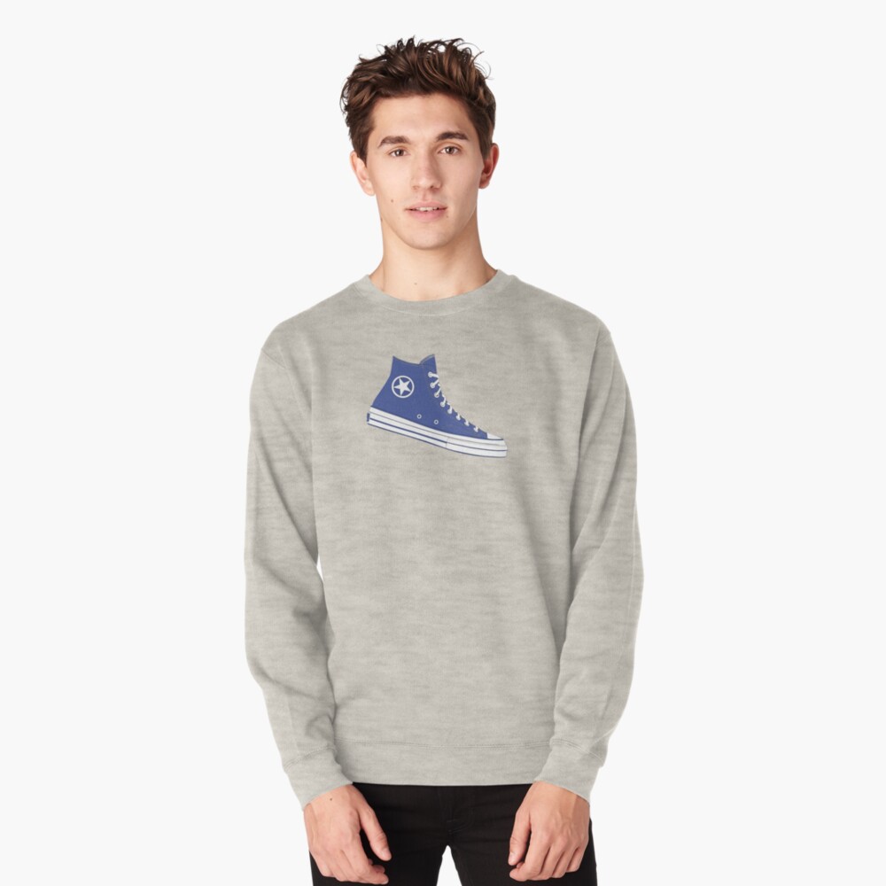 blue converse sweatshirt