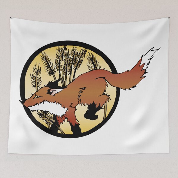 Item preview, Fox On The Hunt designed and sold by ArtByAnikioShop.