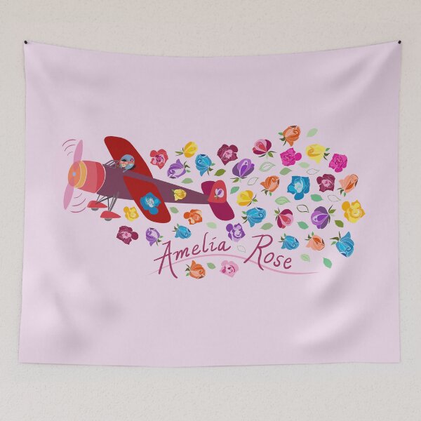 Item preview, Amelia Rose, A little girl flying high designed and sold by cleolovescolor.