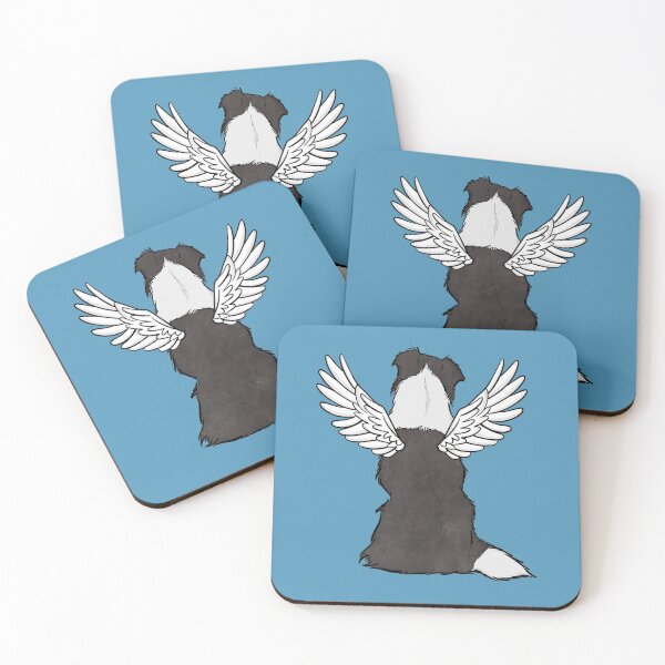 Item preview, My Guardian Angel: Border Collie [Gray] designed and sold by rmcbuckeye.
