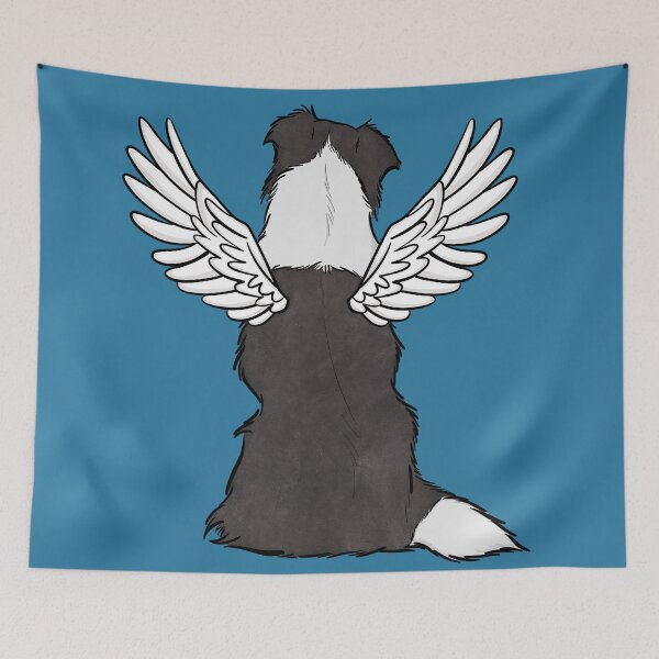 Item preview, My Guardian Angel: Border Collie [Gray] designed and sold by rmcbuckeye.