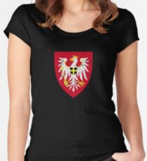 Redania Coat of Arms - Witcher Women's Fitted Scoop T-Shirt