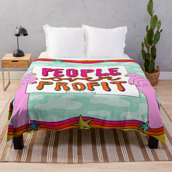 Item preview, People Over Profit designed and sold by doodlebymeg.