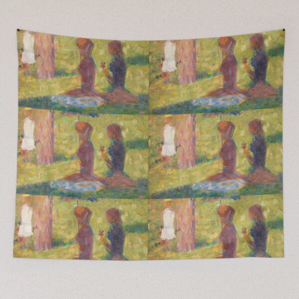 Item preview, Neo Impressionism Painting "La Grande Jatte" (ca. 1884–1885) by Georges Seurat designed and sold by Designedbysm.