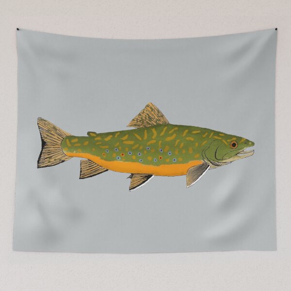 Artikelvorschau, Bachforelle entworfen und verkauft von fishfolkart.