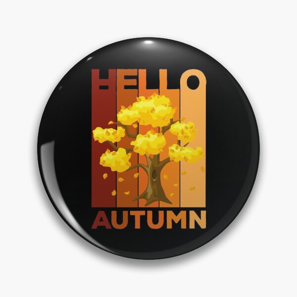 Item preview, Hello Autumn - Retro Vintage Design for Fall lovers designed and sold by Kipcio.
