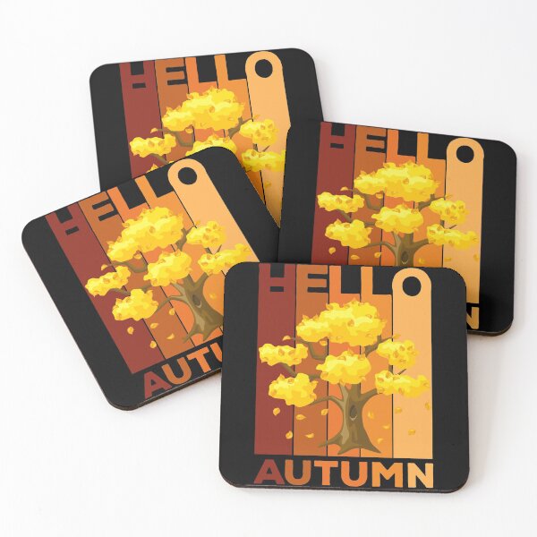 Item preview, Hello Autumn - Retro Vintage Design for Fall lovers designed and sold by Kipcio.