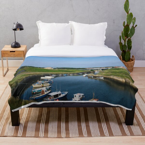 Artikelvorschau, Seaton Sluice Hafen unter blauem Himmel (2) entworfen und verkauft von Violaman.