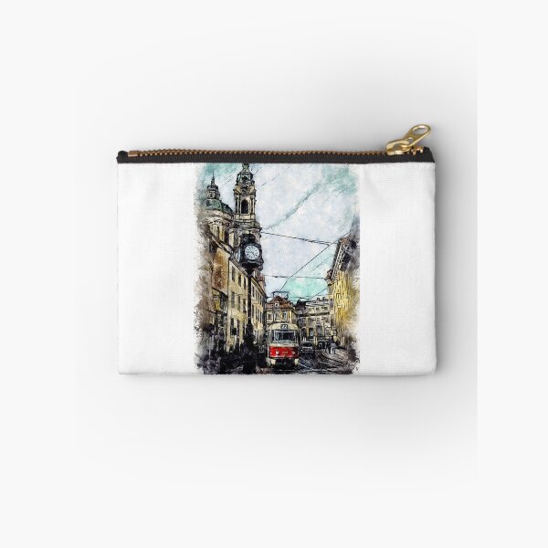 Item preview, Prague City Streets Travel Poster Series watercolor ink edition 05 designed and sold by Naumovski.