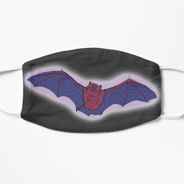 Purple Bat Flat Mask