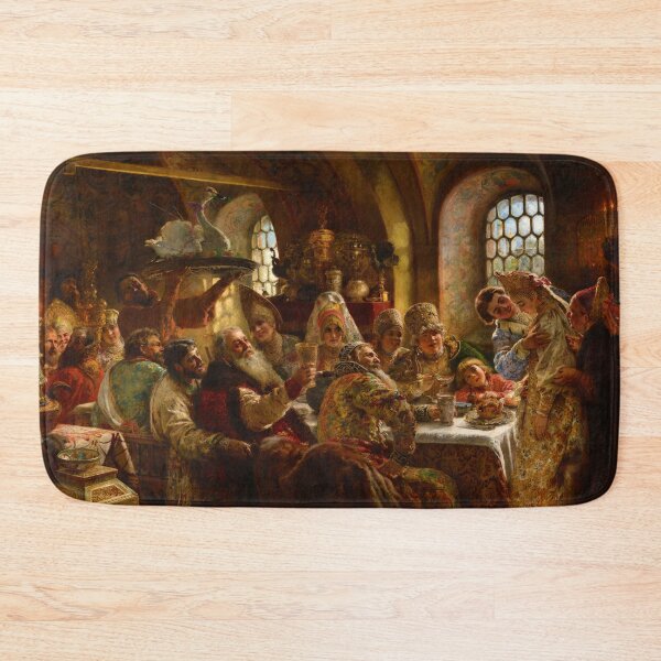 Artikelvorschau, Ein Bojarisches Hochzeitsfest von Konstantin Makovsky (1883) entworfen und verkauft von allhistory.