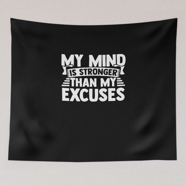 Item preview, My Mind Is Stronger Than My Excuses Long Distance Runners designed and sold by Nessshirts.