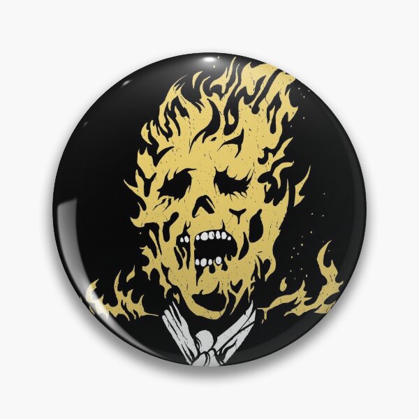 Item preview, burning man creepy on fire designed and sold by TRIBExSPACE.