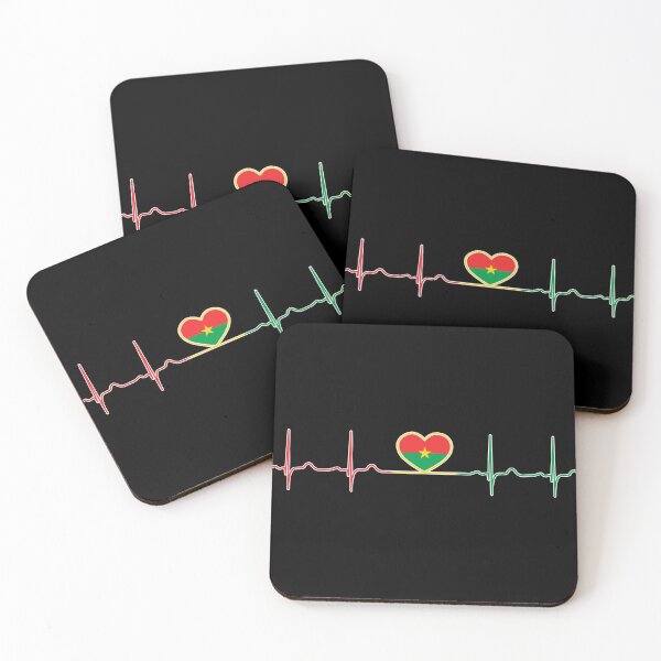 Item preview, Heartbeat Burkina Faso designed and sold by Heartbeatsalad.