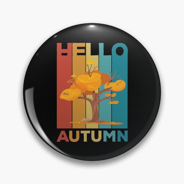 Item preview, Hello Autumn - Retro Vintage Design for Fall lovers designed and sold by Kipcio.