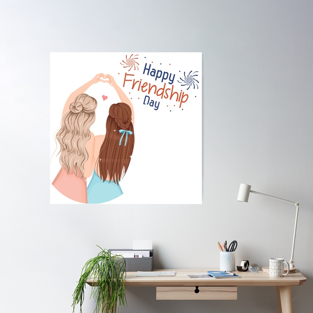 Happy Friendship Day And Best Friends Forever Idea Design Stock  Illustration - Download Image Now - iStock