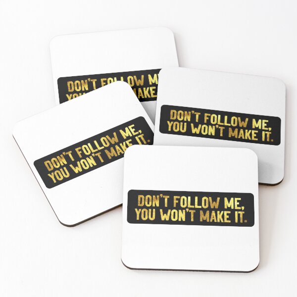 Item preview, Don't Follow Me You Won't Make It Cool Helmet designed and sold by Sour Soul.