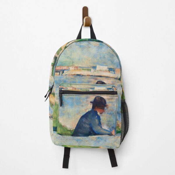 Item preview, Neo Impressionism Painting Study for "Bathers at Asnières" (ca. 1883–1884) by Georges Seurat designed and sold by Designedbysm.