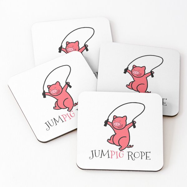 Item preview, Cute Piggy Jumping Rope designed and sold by Kangavark.
