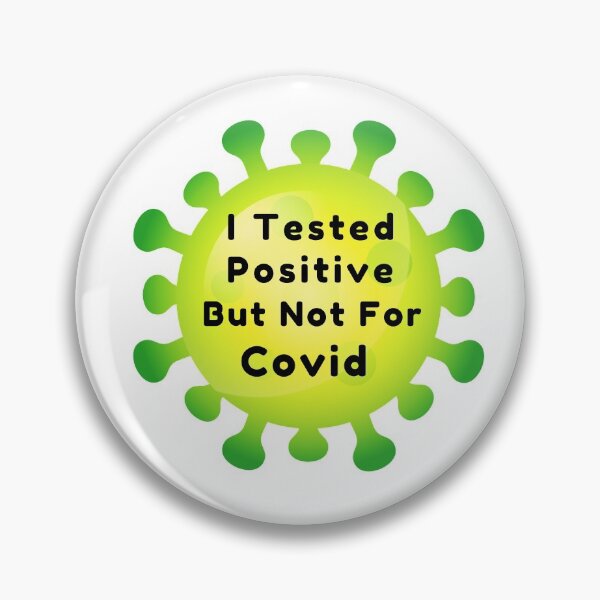 Item preview, I Tested Positive but Not for COVID Pregnancy Announcement designed and sold by Vimbuy.