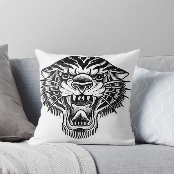 Item preview, Traditional tattoo tiger designed and sold by Mostro-Tattoo.