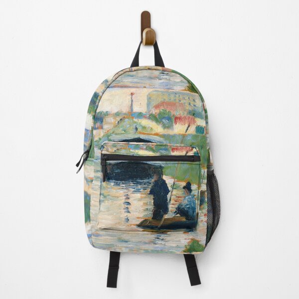 Item preview, Neo Impressionism Painting View of the Seine (ca. 1882–1883) by Georges Seurat designed and sold by Designedbysm.