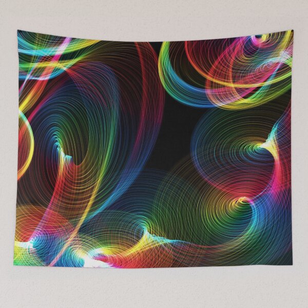 Item preview, Abstract Rainbow Twirls, Cool designed and sold by KashifMohiuddin.