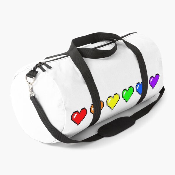 Item preview, Gay Pride 8-bit hearts designed and sold by NotionsLimerick.