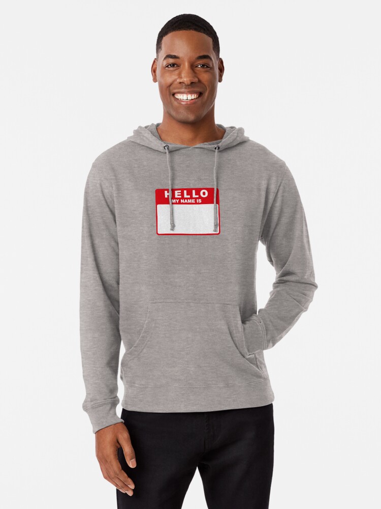 Hoodie with my name on it best sale