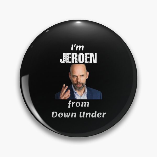 Item preview, I'm Jeroen from Down Under, Sexy Jeroen Weimar, Victoria’s Commander of the Pandemic Response, Hot Aussie, I love Jeroen, from the Land Down Under designed and sold by 732Studio.