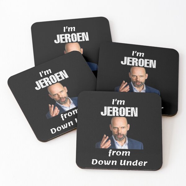 Item preview, I'm Jeroen from Down Under, Sexy Jeroen Weimar, Victoria’s Commander of the Pandemic Response, Hot Aussie, I love Jeroen, from the Land Down Under designed and sold by 732Studio.