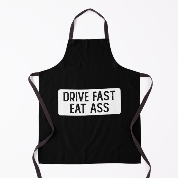 Item preview, Drive Fast Eat Ass Funny Bumper designed and sold by Sour Soul.