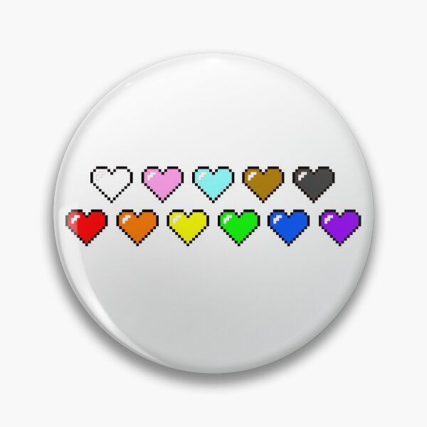 Item preview, Progress Pride 8-bit Hearts designed and sold by NotionsLimerick.