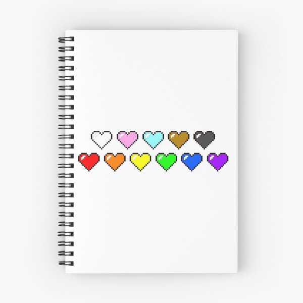 Item preview, Progress Pride 8-bit Hearts designed and sold by NotionsLimerick.