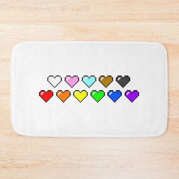 Item preview, Progress Pride 8-bit Hearts designed and sold by NotionsLimerick.