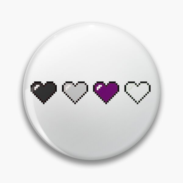 Item preview, Demisexual 8-bit Hearts designed and sold by NotionsLimerick.