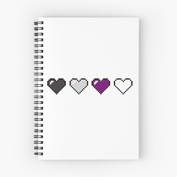 Item preview, Demisexual 8-bit Hearts designed and sold by NotionsLimerick.