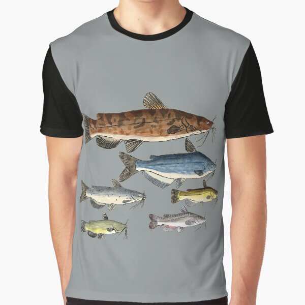 Catfishing Shirt Catfish Apparel American Flag Fish Shirt - TeeUni