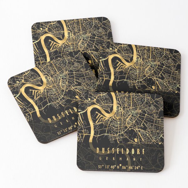 Item preview, DUSSELDORF MAP GERMANY designed and sold by hatimelhag.