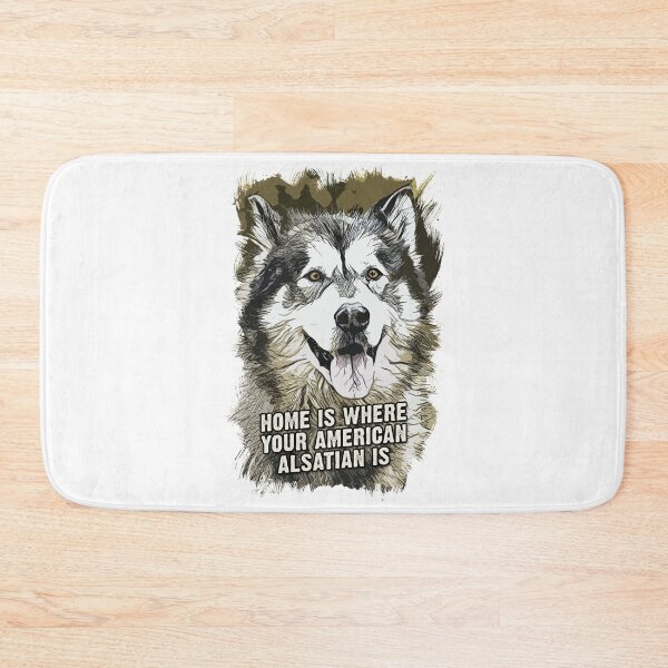 Item preview, American Alsatian Home is Where Your Dog is designed and sold by Naumovski.
