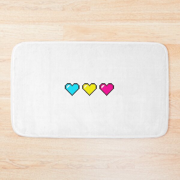 Item preview, Pansexual Pride 8-Bit Hearts designed and sold by NotionsLimerick.