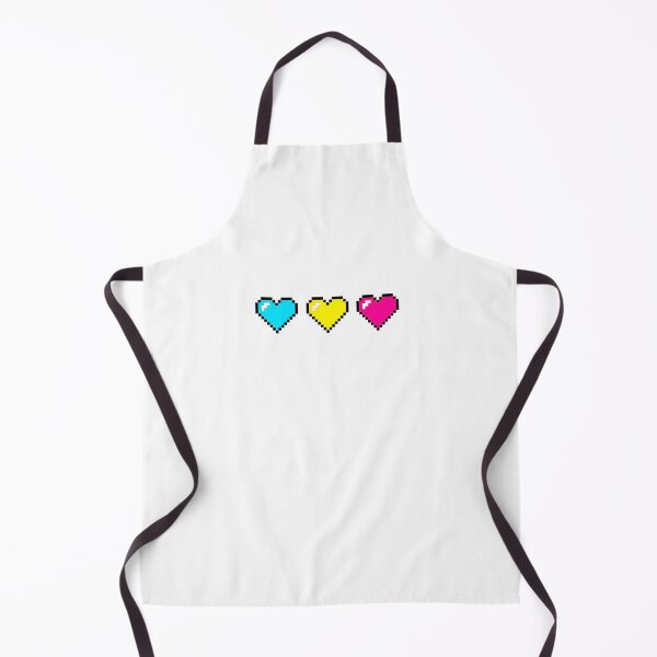 Item preview, Pansexual Pride 8-Bit Hearts designed and sold by NotionsLimerick.