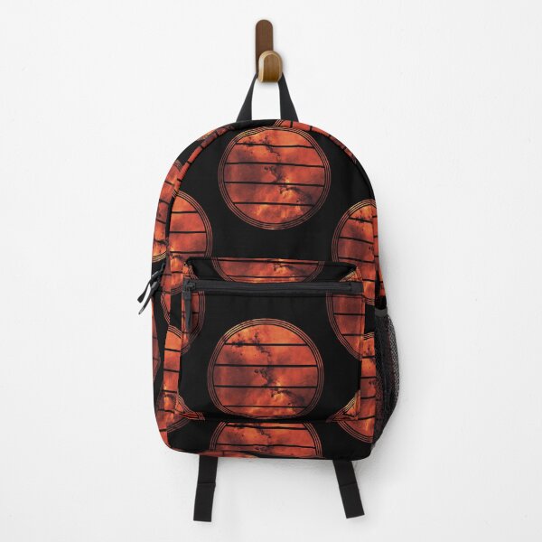 Item preview, Orange and Red Nebula and Stars in Abstract Parting in the Night Sky designed and sold by BtheLight.