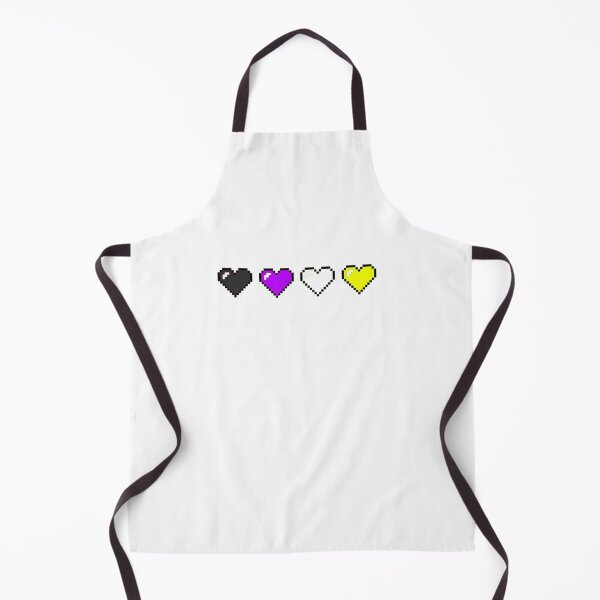 Item preview, Non Binary Pride 8-Bit Heart designed and sold by NotionsLimerick.