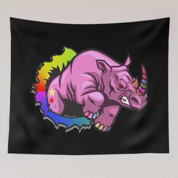 Item preview, A rhino unicorn designed and sold by yinon-h.