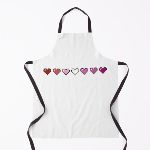 Item preview, Lesbian Pride 8-Bit Hearts designed and sold by NotionsLimerick.