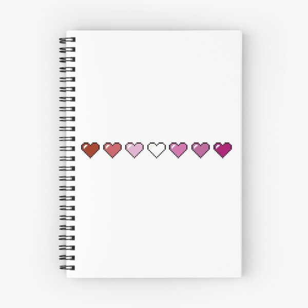 Item preview, Lesbian Pride 8-Bit Hearts designed and sold by NotionsLimerick.