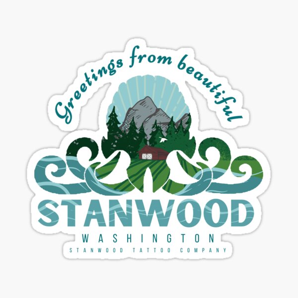Greetings from Stanwood Sticker
